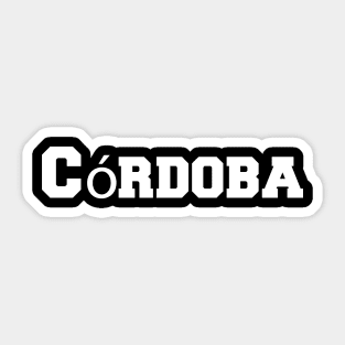 Cordoba City Sticker